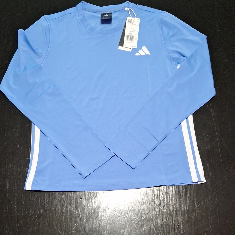 Adidas Blue Fusion Long Sleeve Shirt